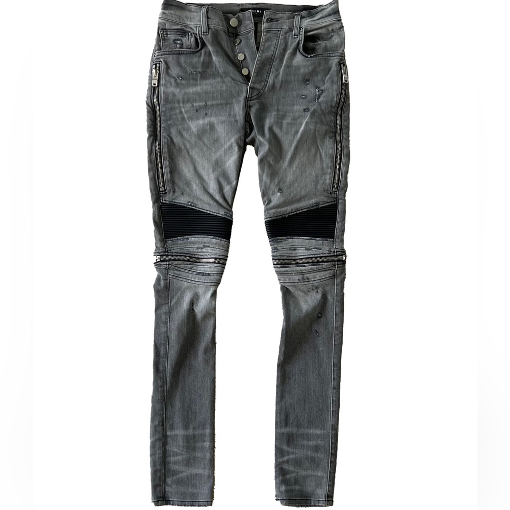 Mike Amiri MX2 Jeans Smoke Grey/Black Size 30